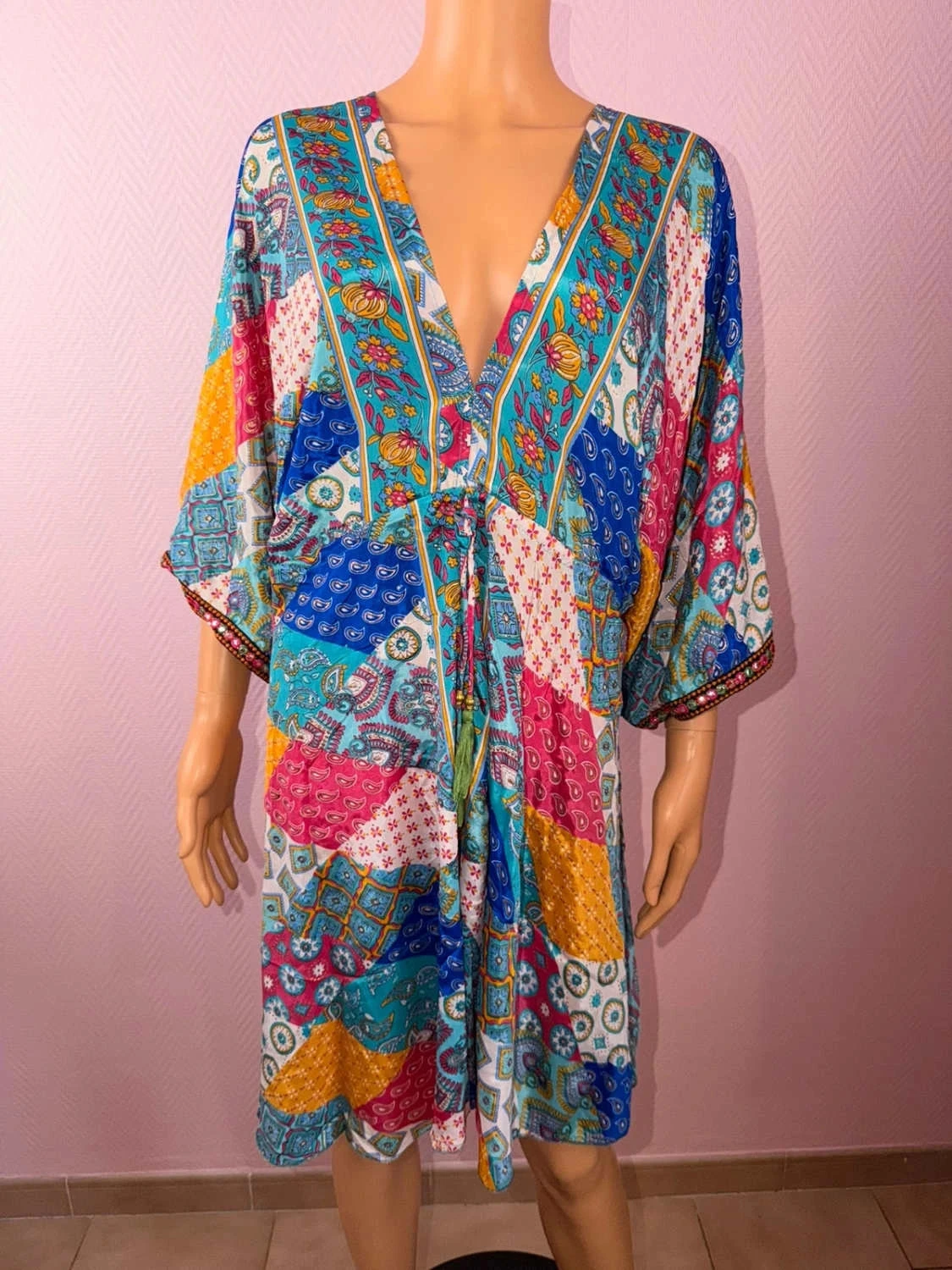 Vestido de verão leve nunca usado tamanho 38/46 – photo 4